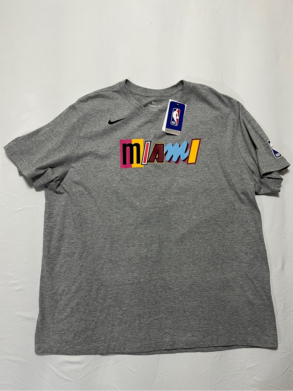 Nike NBA City Edition T-shirt Miami Heat New XXL